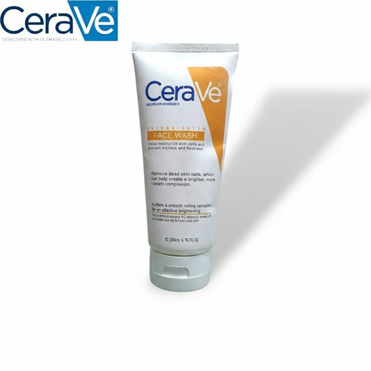 CeraVe Face Wash – Skin Brightening & Smoothing Foaming Cleanser (200ml)